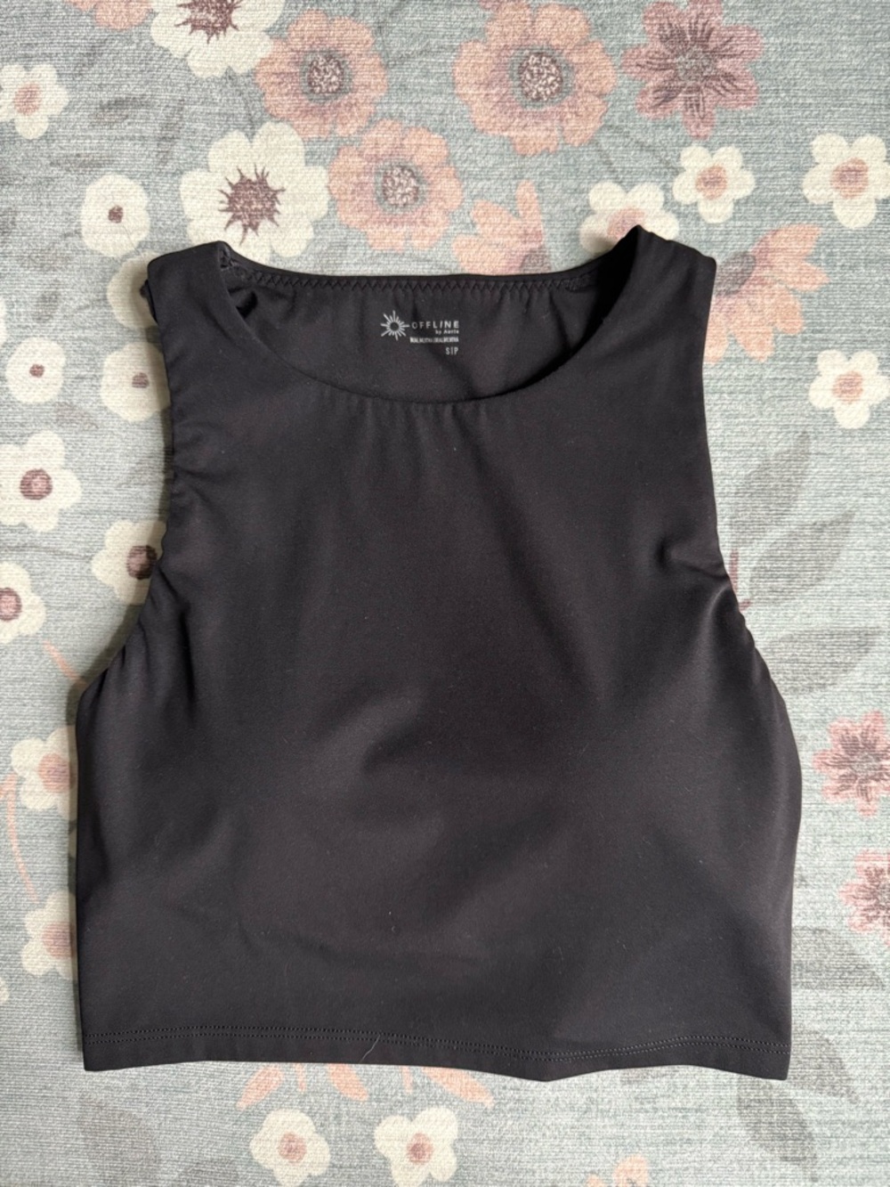 OFFLINE By Aerie Real Me XTRA High Neck Longline Sports Bra